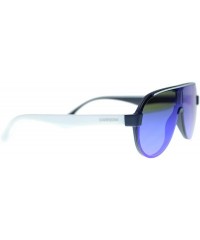 Aviator Carrera Sunglasses CA1008 0RCT Matte Blue/Blue Multi Plz Lens 99mm Authentic - CV186QK7AHC $49.95