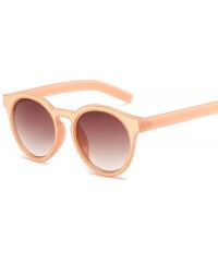 Oversized Luxury Fashion Round Sunglasses Women Brand Designer Vintage Oversized 91533Y - Pink - CO184T4A55I $8.52