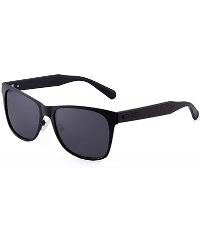 Aviator Unisex Polarized Sunglasses - Pilot Retro Sunglasses - D - CL18RX9794M $54.53