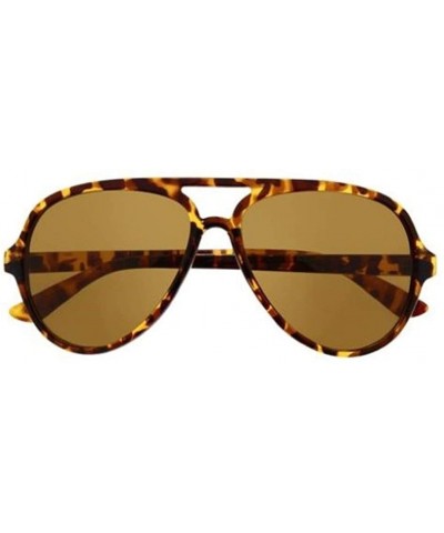 Aviator 1 Pcs Classic Vintage Inspired Tear Drop Plastic Aviator Protective Sunglasses - Choose Color - Tortoise - CU18MH64YQ...