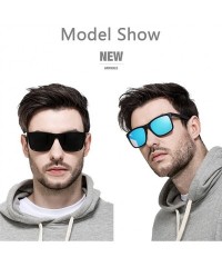 Wrap Polarized Sunglasses for Men TR90 Unbreakable Mens Sunglasses Driving Sun Glasses For Men/Women - CB18G3DLE99 $12.86