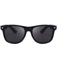 Goggle Ultra light Lady Fashion Brand Designer Square Frame Sunglasses Polarized Mens Goggle - Black - CP18T44E827 $14.90