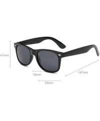 Goggle Ultra light Lady Fashion Brand Designer Square Frame Sunglasses Polarized Mens Goggle - Black - CP18T44E827 $14.90