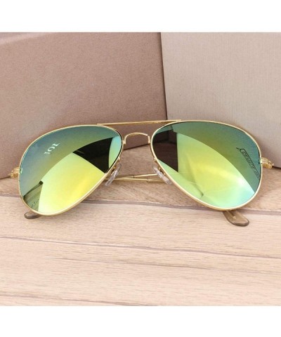 Goggle Popular Sunglasses - popular Sunglasses New metal resin sun 3025 wholesale - Gold Frame Gold Mercury - CP18AZANI29 $60.60