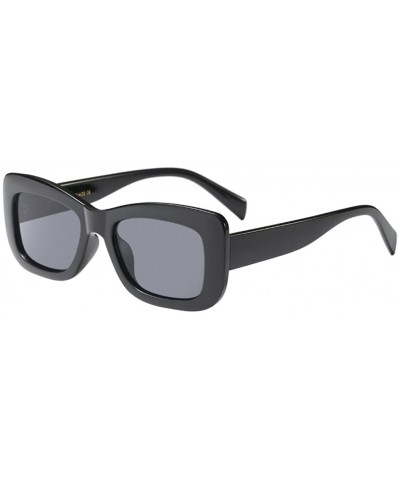 Wayfarer Retro Star Style Womens Sunglasses Goggles UV400 Eyeglasses for Summer - Black - C018G7WAY6O $11.27