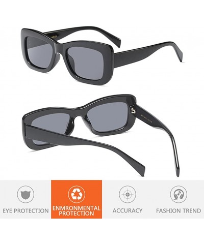 Wayfarer Retro Star Style Womens Sunglasses Goggles UV400 Eyeglasses for Summer - Black - C018G7WAY6O $17.50
