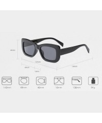 Wayfarer Retro Star Style Womens Sunglasses Goggles UV400 Eyeglasses for Summer - Black - C018G7WAY6O $11.27