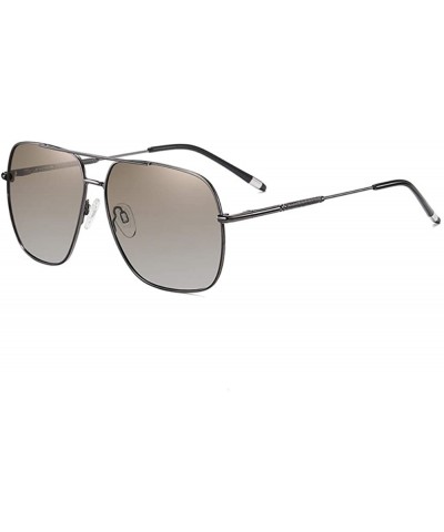 Oval New sunglasses men driver driving sunglasses 3339 aviator polarized sunglasses retro sunglasses men - CF190T2N8SS $50.74
