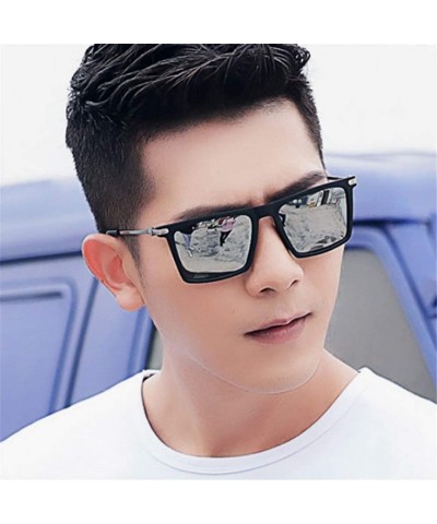 Oversized Fashion Men Cool Square Sunglasses Driving UV Protection Sun Glasses Women - C7 - CT194OUEYXY $26.69