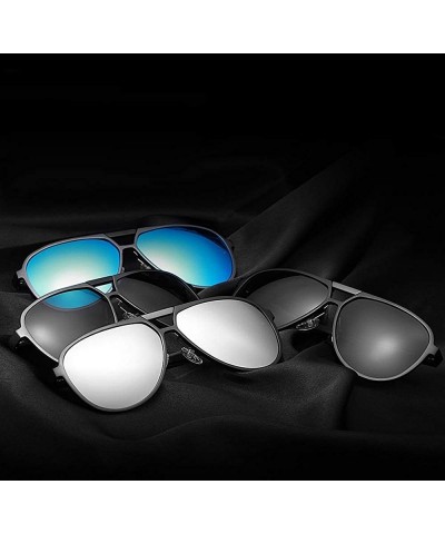 Aviator Vintage Photochromic Sunglasses for Women Pilot Retro Designer Style 100% UV Protection - Gray Gray - CG1903AC4UH $16.02