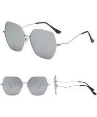 Goggle Fashion Man Women Irregular Shape Sunglasses Vintage Retro Style Sun Spectacles - G - CO18UOG6R0H $12.40