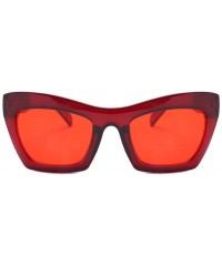 Cat Eye Retro Polarized Cateye Sunglasses - Women Vintage Cat Eye Sun Glasses UV400 Protection - E - C318T7OGA6T $18.41