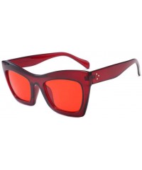 Cat Eye Retro Polarized Cateye Sunglasses - Women Vintage Cat Eye Sun Glasses UV400 Protection - E - C318T7OGA6T $18.41