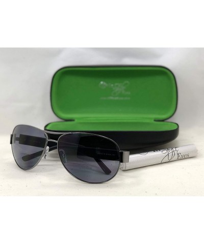 Sport C Moore Polarized Aviator Nearly Invisible Line Bifocal Sunglasses - Pewter-brown - C911NFR7AAX $45.38