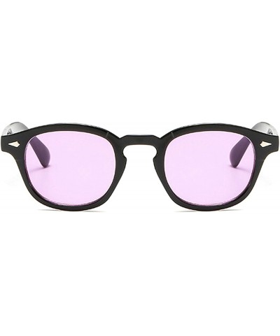 Sport Classic Retro Designer Style Sunglasses for Men or Women AC PC UV400 Sunglasses - Purple - CK18T2WUIOI $15.08