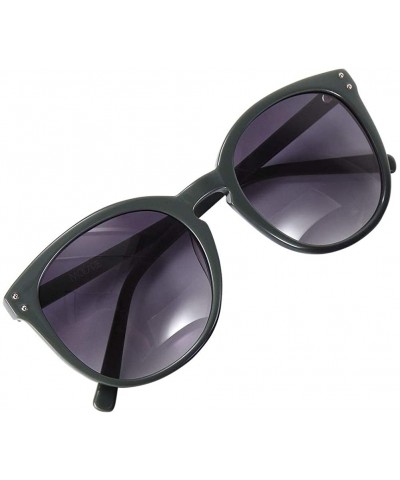 Round Vintage Sunglasses for Women Men Retro Round Sunglasses Acetate Frame UV400 Protection - CI18S309U2Y $41.44