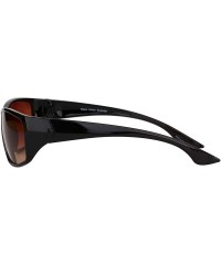 Wrap The Driver" 2 Pair of Bifocal Sunglasses Featuring High Definition Amber Lenses - Black/Tortoise - CT187ZGIT7X $38.84