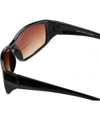 Wrap The Driver" 2 Pair of Bifocal Sunglasses Featuring High Definition Amber Lenses - Black/Tortoise - CT187ZGIT7X $38.84