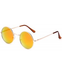 Round Round Retro John Lennon Sunglasses & Clear Lens Glasses Vintage Round Sunglasses - C118KYDNKLU $25.99