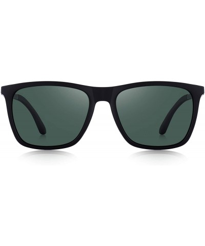 Rectangular Polarized Sunglasses for Men Aluminum Mens Sunglasses- Driving Rectangular Sun Glasses For Men/Women - G15 - C418...