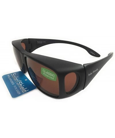 Square Fit Over Your RX Glasses Large Polarized Sunglasses (1691) + Free Bonus Cleaning Cloth - C018DA5CI8O $30.70