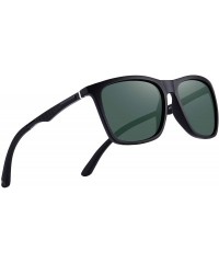 Rectangular Polarized Sunglasses for Men Aluminum Mens Sunglasses- Driving Rectangular Sun Glasses For Men/Women - G15 - C418...