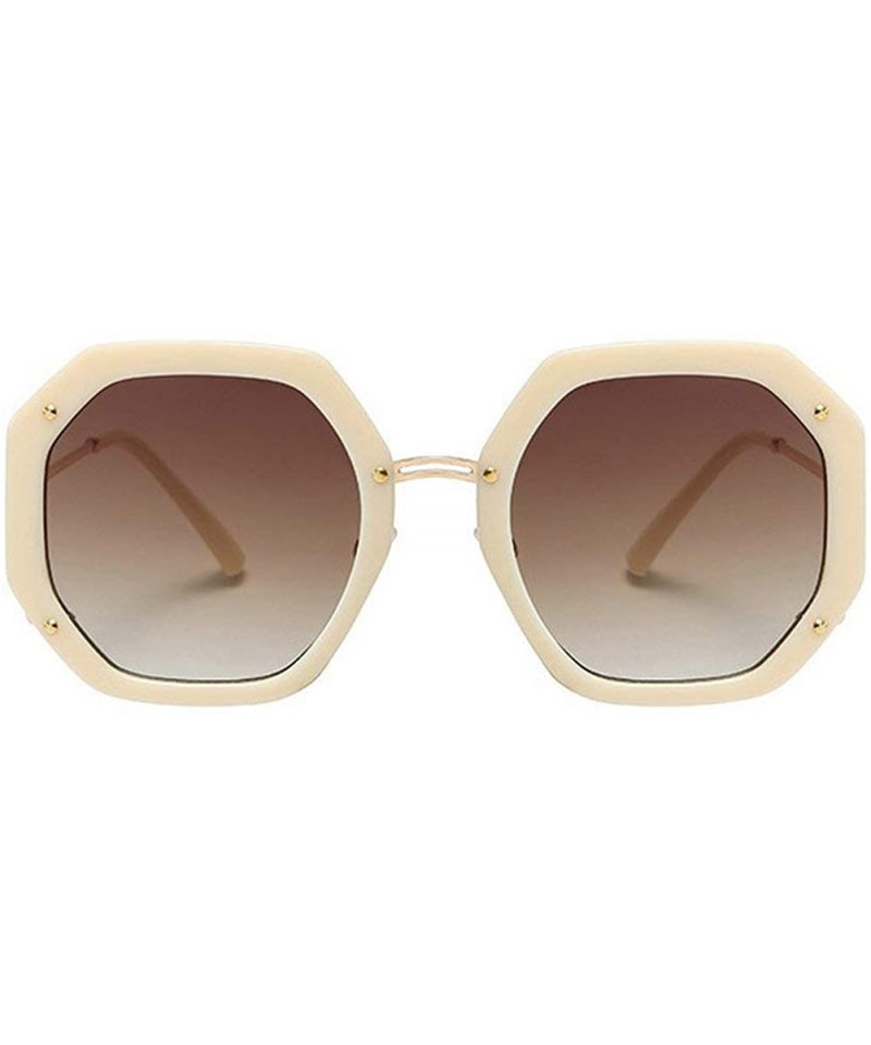 Round 2020 Fashion Oversized Sunglasses Women Gradient Leopard Shades irregular Round Summer Glasses Cute Eyewear UV400 - CP1...