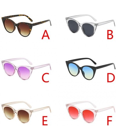 Semi-rimless Polarized Sunglasses For Women - REYO Fashion Man Women Small Frame Sunglasses Glasses Vintage Retro Style - A -...