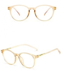 Sport Unisex Stylish Square Eyeglasses Fashion Glasses Clear Lens Eyewear - Yellow - CG18UE5OKIH $8.09