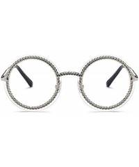 Round Fashion Round Sunglasses Lady Vintage Metal Frame Gradient Sun Glasses UV400 - C9 - CX18RLS8RO3 $12.50