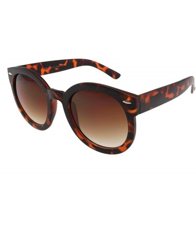 Round Addison - Classic Large Round Sunglasses - Tortoise - CF196ROQHQ4 $11.26