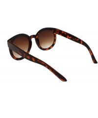 Round Addison - Classic Large Round Sunglasses - Tortoise - CF196ROQHQ4 $11.26