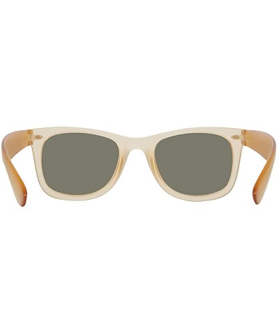 Sport Plimsoul Sunglasses - Cream Soda Satin - CY18Z6RWY04 $37.40