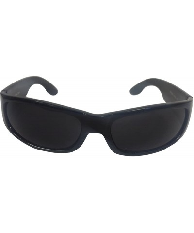 Oval Elegant Men's Dark Lens Black Sunglasses With Los Angeles Written On Side - CY12LO0V9XX $10.01