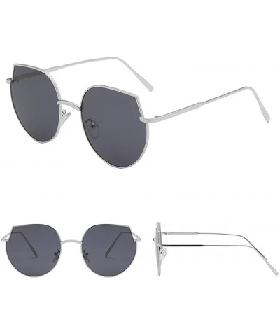 Rimless Men's Women's Sunglasses Fashion Glasses Irregular-shaped Eyeglasses Trendy Vintage Retro Personality Sun Glasses - C...