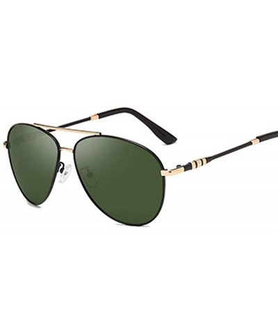 Rimless Trend Sunglasses Metal Frame Men'S Polarizer Fashion Driving Anti-Uv Sunglasses - CA18XCYWD62 $82.78