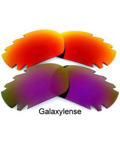 Oversized Replacement Lenses Jawbone Purple&Red Color Polarized 2 Pairs 100% UVAB - Purple&red - C8128BPDWU7 $11.28