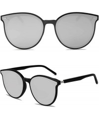 Cat Eye Classic Round Retro Plastic Frame Vintage Inspired Sunglasses BLOSSOM SJ2067 - CX18NT8TD7K $17.29