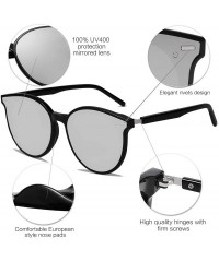 Cat Eye Classic Round Retro Plastic Frame Vintage Inspired Sunglasses BLOSSOM SJ2067 - CX18NT8TD7K $17.29