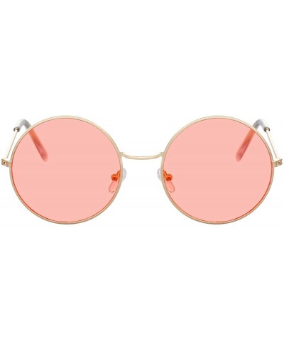 Round Fashion Bule Round Sunglasses Women Brand Designer Luxury Sun Glasses Cool Retro Female Oculos Gafas - Silver - C8197Y7...