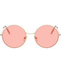 Round Fashion Bule Round Sunglasses Women Brand Designer Luxury Sun Glasses Cool Retro Female Oculos Gafas - Silver - C8197Y7...