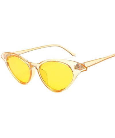 Aviator Sunglasses Women Luxury Brand Original Design Sun Glasses Female Cute Sexy C1 - C10 - CT18YLYMQG2 $16.20