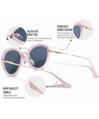 Cat Eye Fashion Ladies Cat Eye Sunglasses Women Oculos Gafas Metal Legs Polarized Sunglasses - C2 - CB18RYCWKRG $19.20