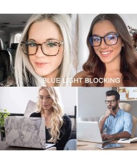 Aviator Various Blue Light Blocking Glasses Square Nerd Eyeglasses Frame Anti Blue Ray Computer Game Glasses - CQ18Y8UG0KQ $1...