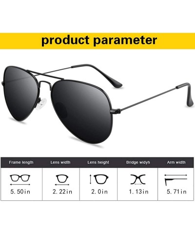 Semi-rimless Unisex Polarized Sunglasses for Men and Women Brand Designer Classic Sun glasses UV400 Protection - 410959 - CF1...