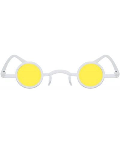 Round 2020 Small Size Round Sunglasses Men Cool Hip Hop Retro Punk Sun Glasses Ultralight Fashion Women Eyewear Mirror - CC19...