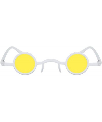 Round 2020 Small Size Round Sunglasses Men Cool Hip Hop Retro Punk Sun Glasses Ultralight Fashion Women Eyewear Mirror - CC19...