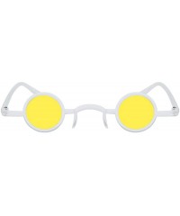 Round 2020 Small Size Round Sunglasses Men Cool Hip Hop Retro Punk Sun Glasses Ultralight Fashion Women Eyewear Mirror - CC19...