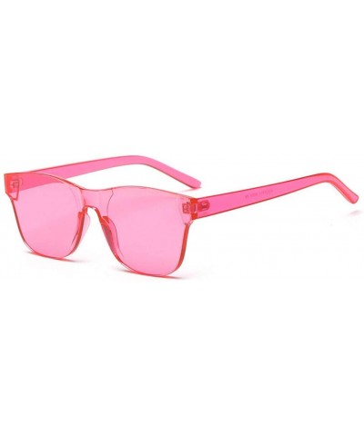 Rimless Women Rimless Square Sunglasses Men Eyewear Color Mirror - C10 - CS194OG633U $43.75