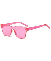 Rimless Women Rimless Square Sunglasses Men Eyewear Color Mirror - C10 - CS194OG633U $23.03